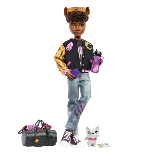 Monster High - Poupée Clawd Wolf Et Son Gargouille Bulldog - Poupée - 4 Ans Et +