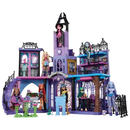 Monster High-Le Lycée Hanté-Maison De Poupées, Plus De 35 Accessoires