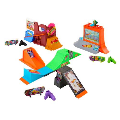 Hot Wheels - Skate - Assortiment Coffret Skatepark Drop In - Petite Voiture - 3 Ans Et +