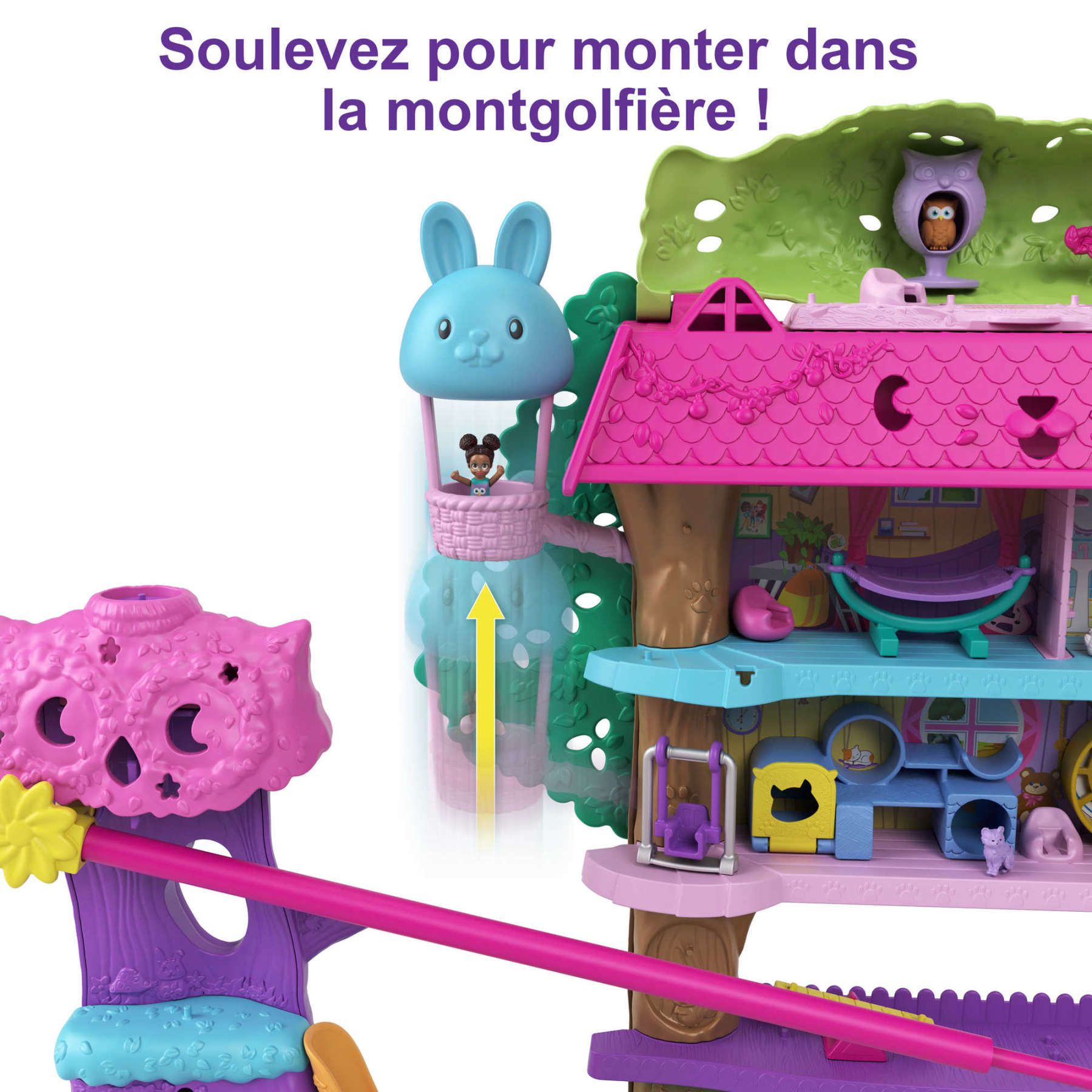 Polly Pocket - Pollyville - Coffret La Maison Dans Les Arbres - Coffret Min... - 5