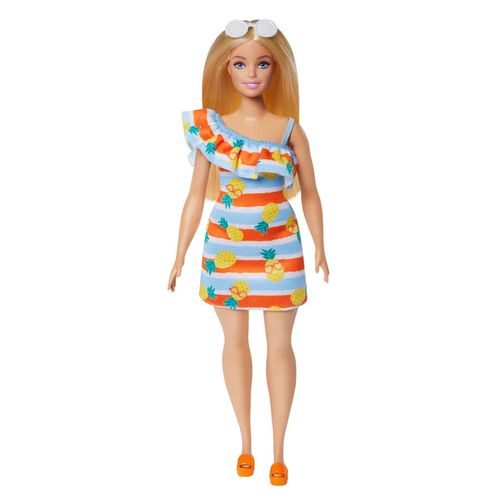 Barbie Loves The Ocean Barbie - Barbie Aime Locéan - Poupée Blonde En Plastique Recyclé - Poupée Mannequin - 3 Ans Et +