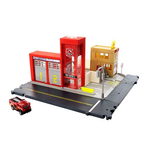 Matchbox Matchbox Playset Caserne Pompiers