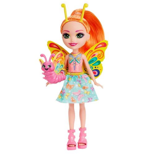 Enchantimals - Bêtes Citadines - Belisse Papillon Et Son Ami Dart - Mini Poupée - 4 Ans Et +