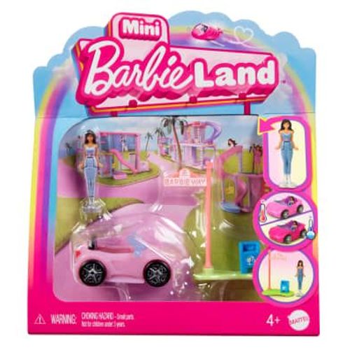 Barbie-Décapotable Mini-Barbieland-Coffret Véhicule Et Poupée