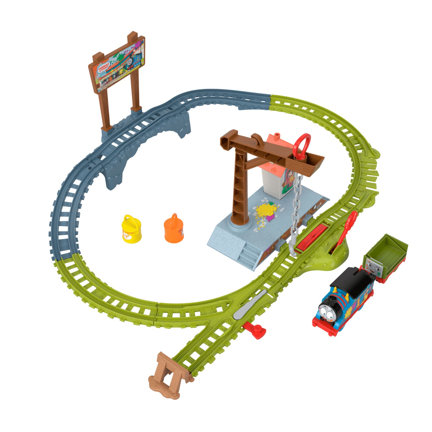 Thomas & Friends Thomas Et Ses Amis - Coffret Livraison De Peinture - Circu...