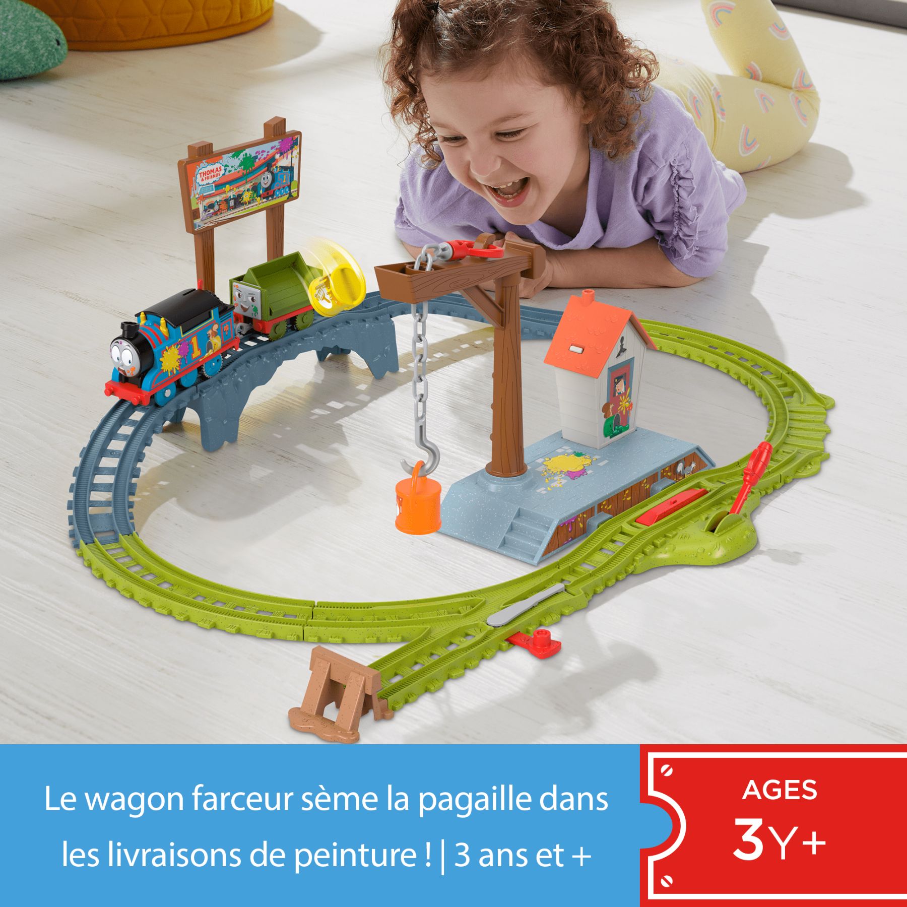 Thomas & Friends Thomas Et Ses Amis - Coffret Livraison De Peinture - Circu... - 2