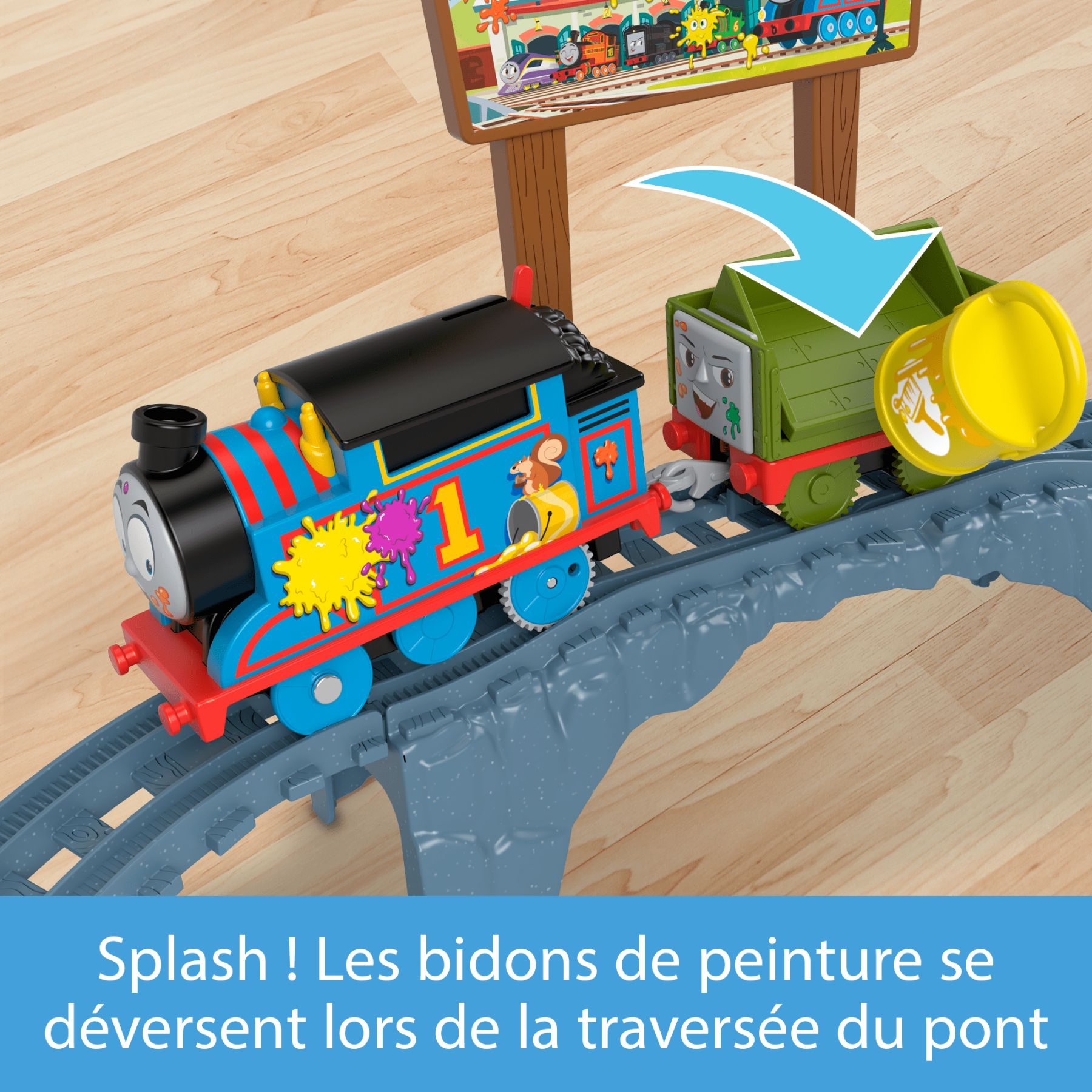 Thomas & Friends Thomas Et Ses Amis - Coffret Livraison De Peinture - Circu... - 3