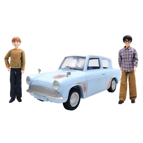 Harry Potter - Coffret Laventure En Voiture Volante De Harry Et Ron - Poupée Figurine - 6 Ans Et +