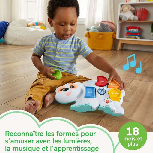 Fisher-Price - Linkimals - Omer L'ours Polaire Vf - Jouet D'�veil - 18 Mois... - 2