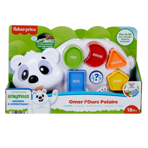 Fisher-Price - Linkimals - Omer L'ours Polaire Vf - Jouet D'�veil - 18 Mois... - 6