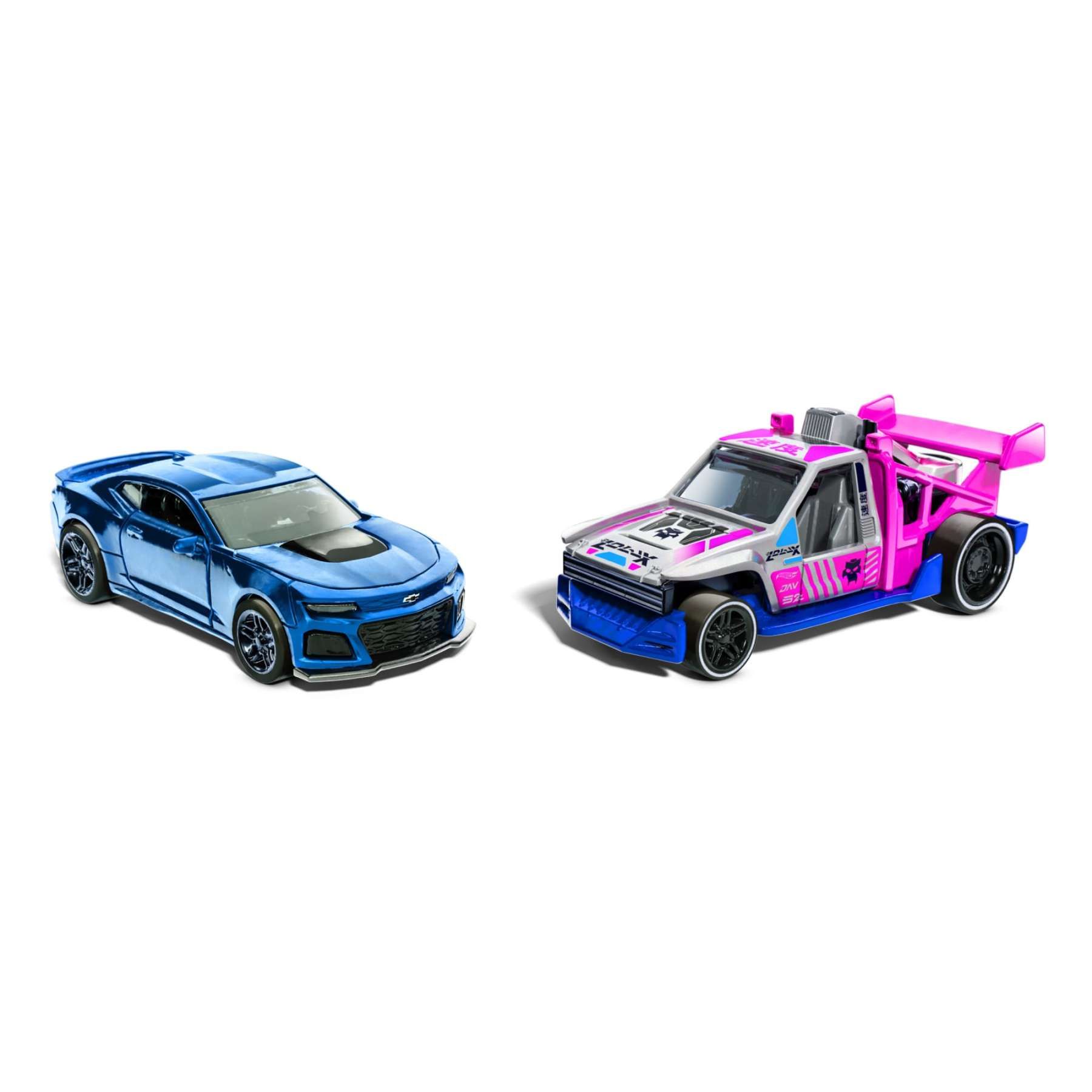 Hot Wheels-2 V�hicules � R�trofriction-Coffret �chelle 1/43 - 3