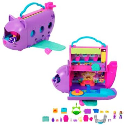 Polly Pocket  Coffret Avion Chaton Transformable