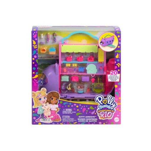 Polly Pocket Coffret Avion Chaton Transformable - 6