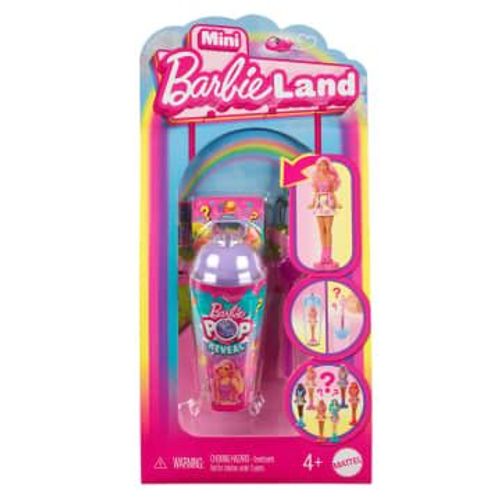 Poupées Barbie Mini Barbieland - Assortiment Pop Reveal 3,8 Cm
