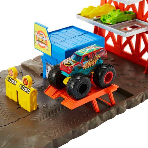 Hot Wheels Monster Trucks Blast Station Playset - 3
