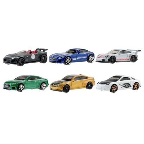 Coffret 6 voitures répliques réalistes de modèles mythiques