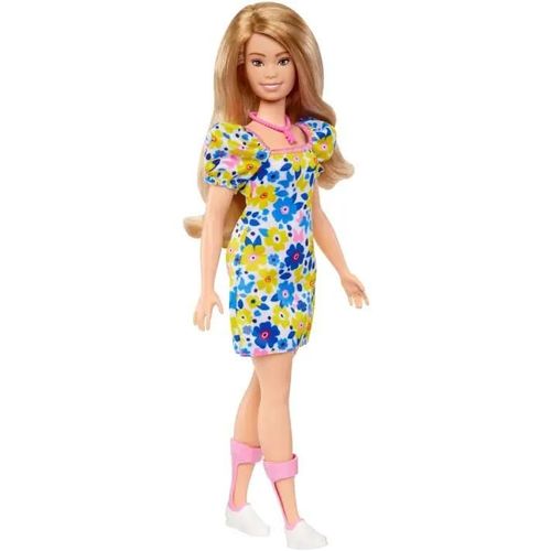Barbie-Barbie Fashionistas-Poupée Atteinte De Trisomie 21 Avec Robe