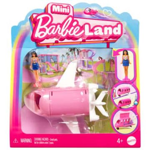 Barbie-Avion De Rêve Mini-Barbieland-Coffret Avec Avion Et Poupée