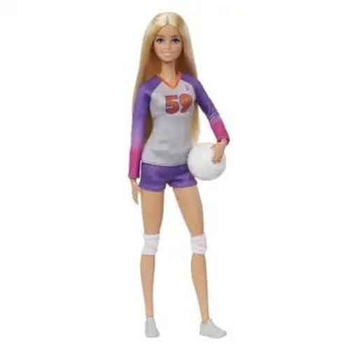 Barbie - Poupée Joueuse De Volleyball - Poupée Mannequin - 3 Ans Et +