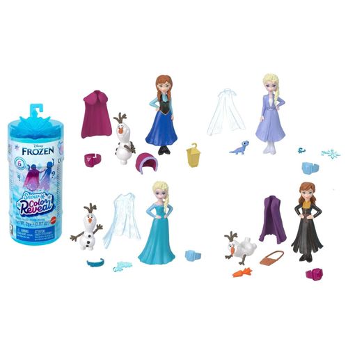 Disney Frozen - Coffret La Reine Des Neiges Neige Color Reveal - Figurine - 3 Ans Et +