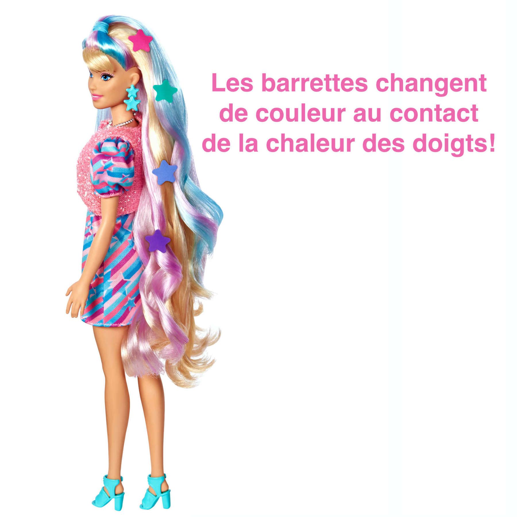 Totally Hair Barbie - Ultra Chevelure 1 Th�me �toiles - Poup�e Mannequin - ... - 5
