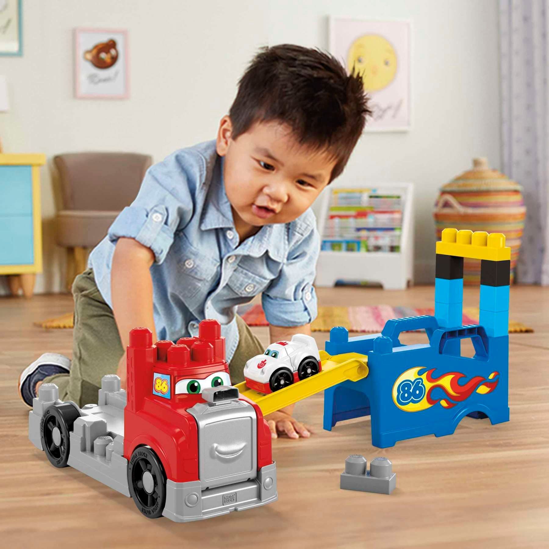 First Builders Mega Bloks Mon Camion De Course - 5
