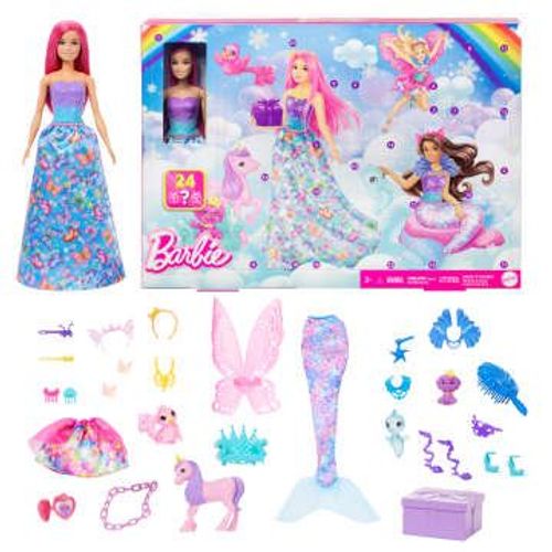 Barbie-Calendrier De L'avent Barbie Dreamtopia-Poupée Et Accessoires