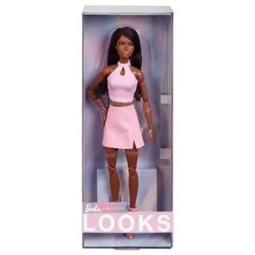 Barbie-Barbie Looks N° 21-Poupée Avec Tresses Brunes Et Tenue An 2000