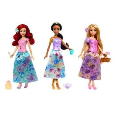 Mattel-Princesses Disney Spin & Reveal-Poupées Avec 10 Surprises