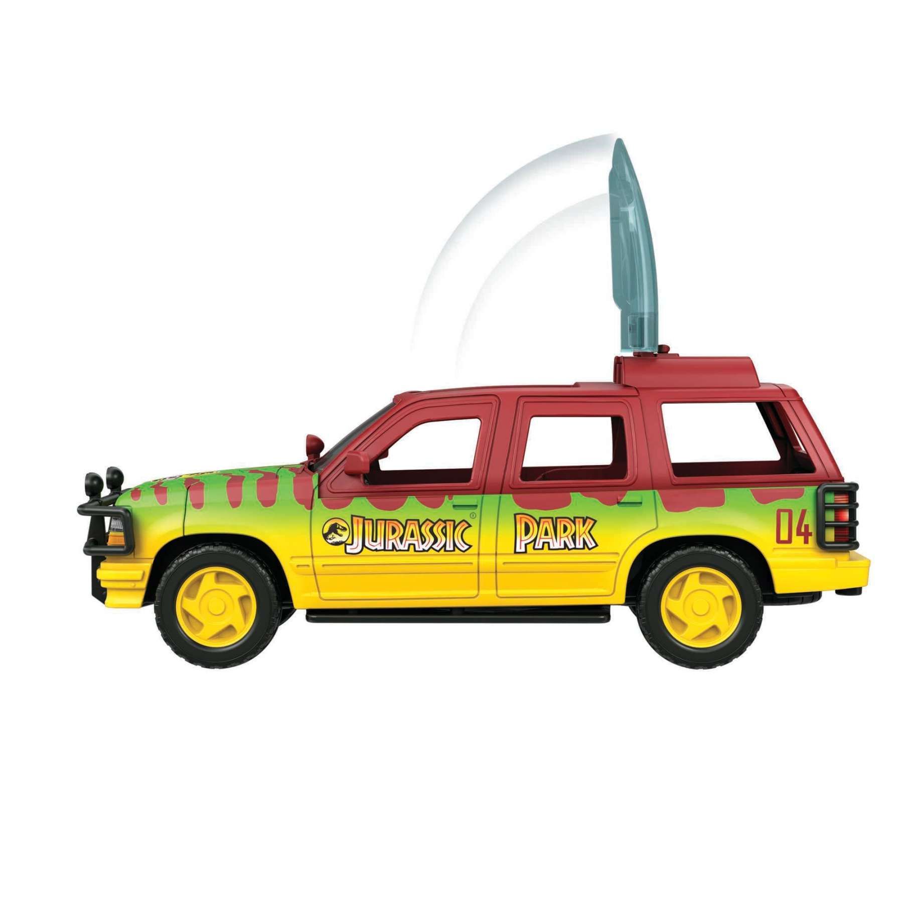 Jurassic World - Ford Explorer D�g�t Sensoriel - Figurine Dinosaure - 4 Ans... - 4
