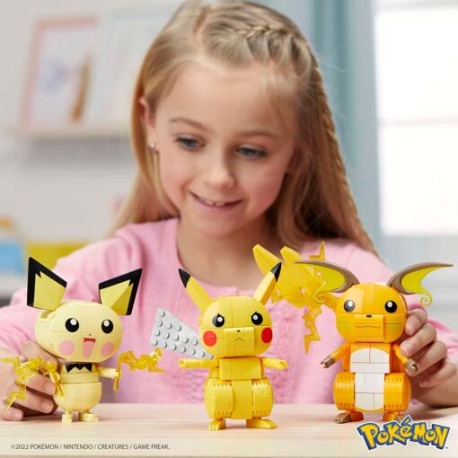 Mega Construx Pok�mon Build And Show Pikachu Evolution Trio - 3