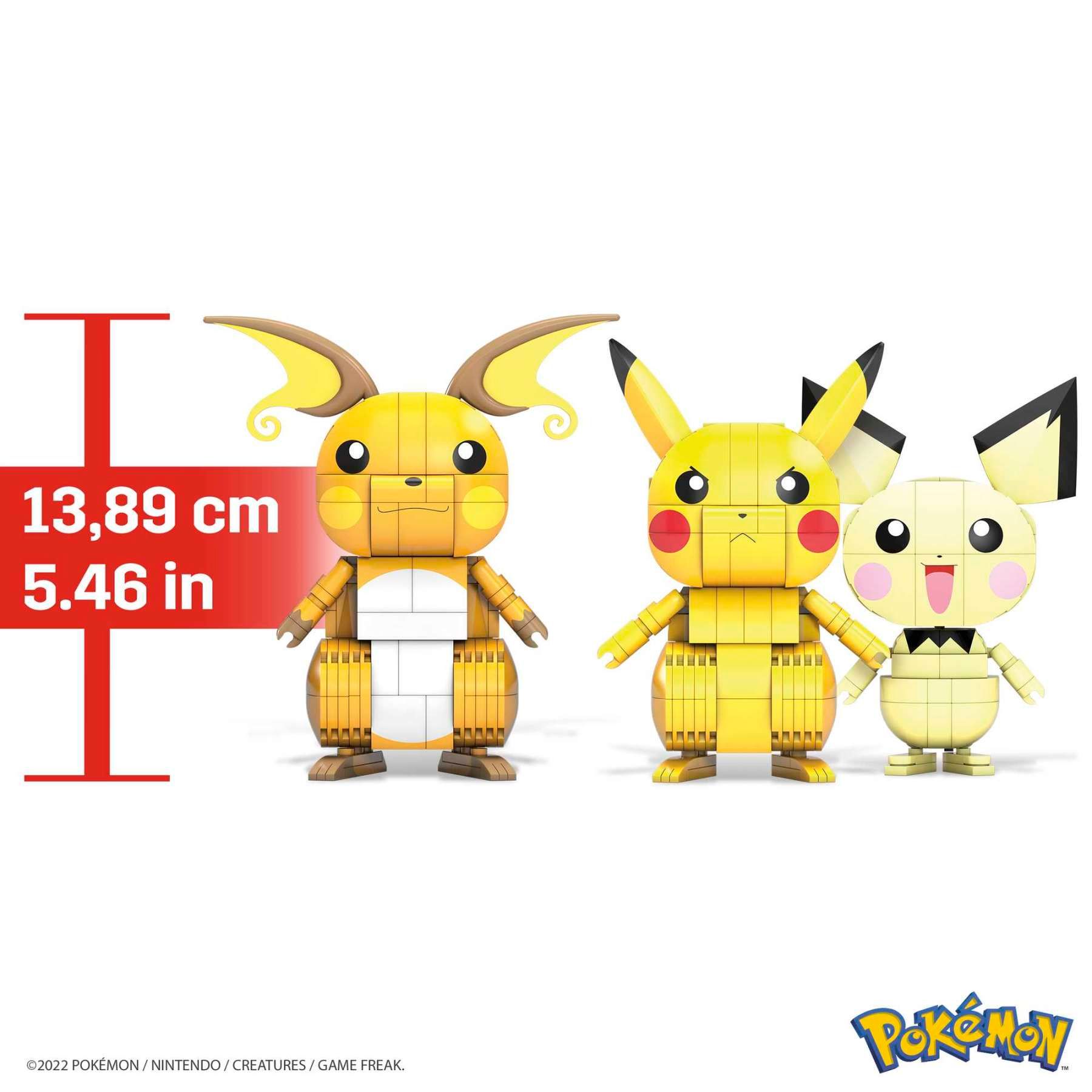 Mega Construx Pok�mon Build And Show Pikachu Evolution Trio - 5