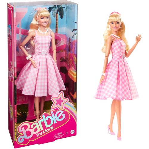 Barbie Le Film - Poupée Barbie En Robe Vichy Rose À Collectionner