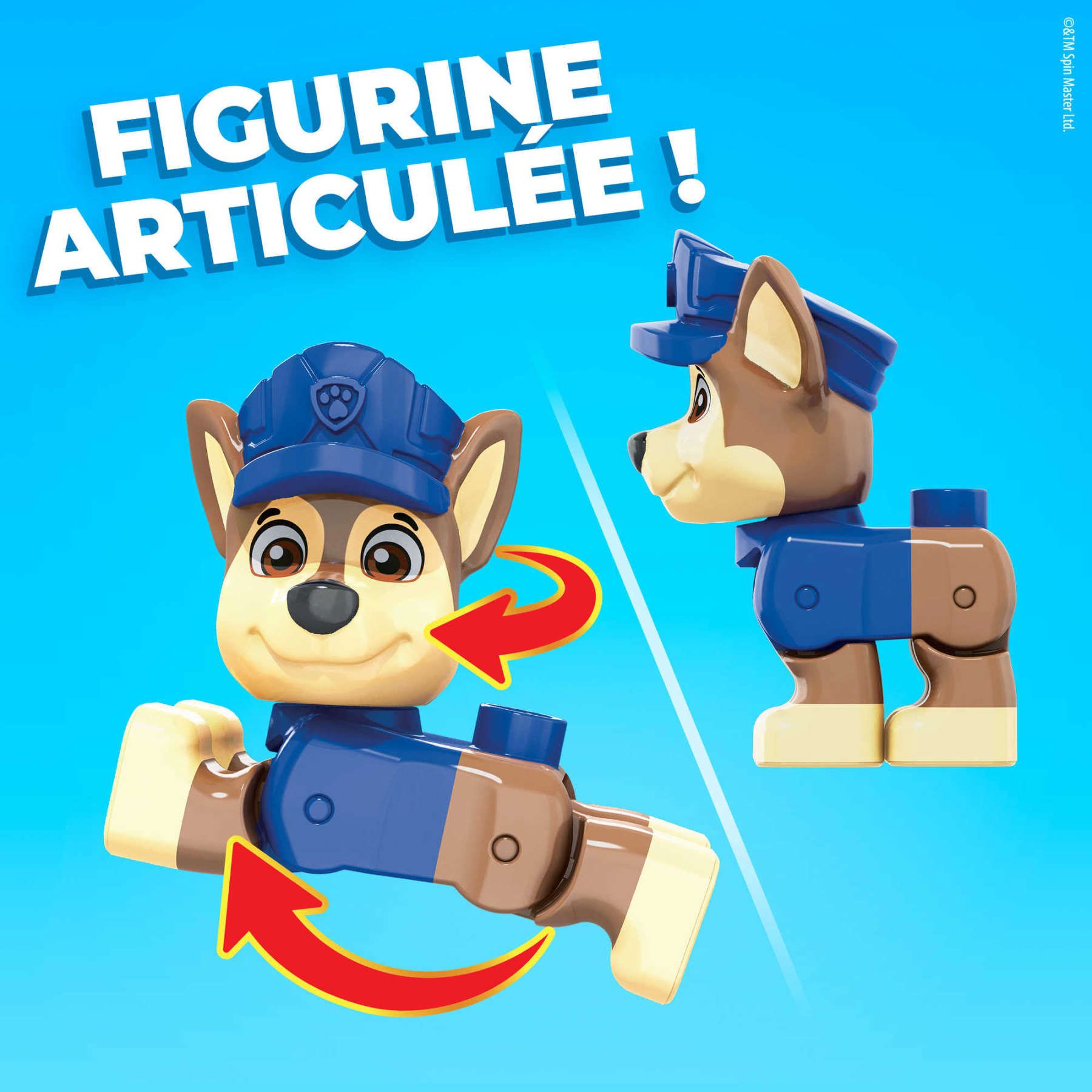 Mega Bloks - Vehicule De Police - Jouet De Construction - 1er Age - 4