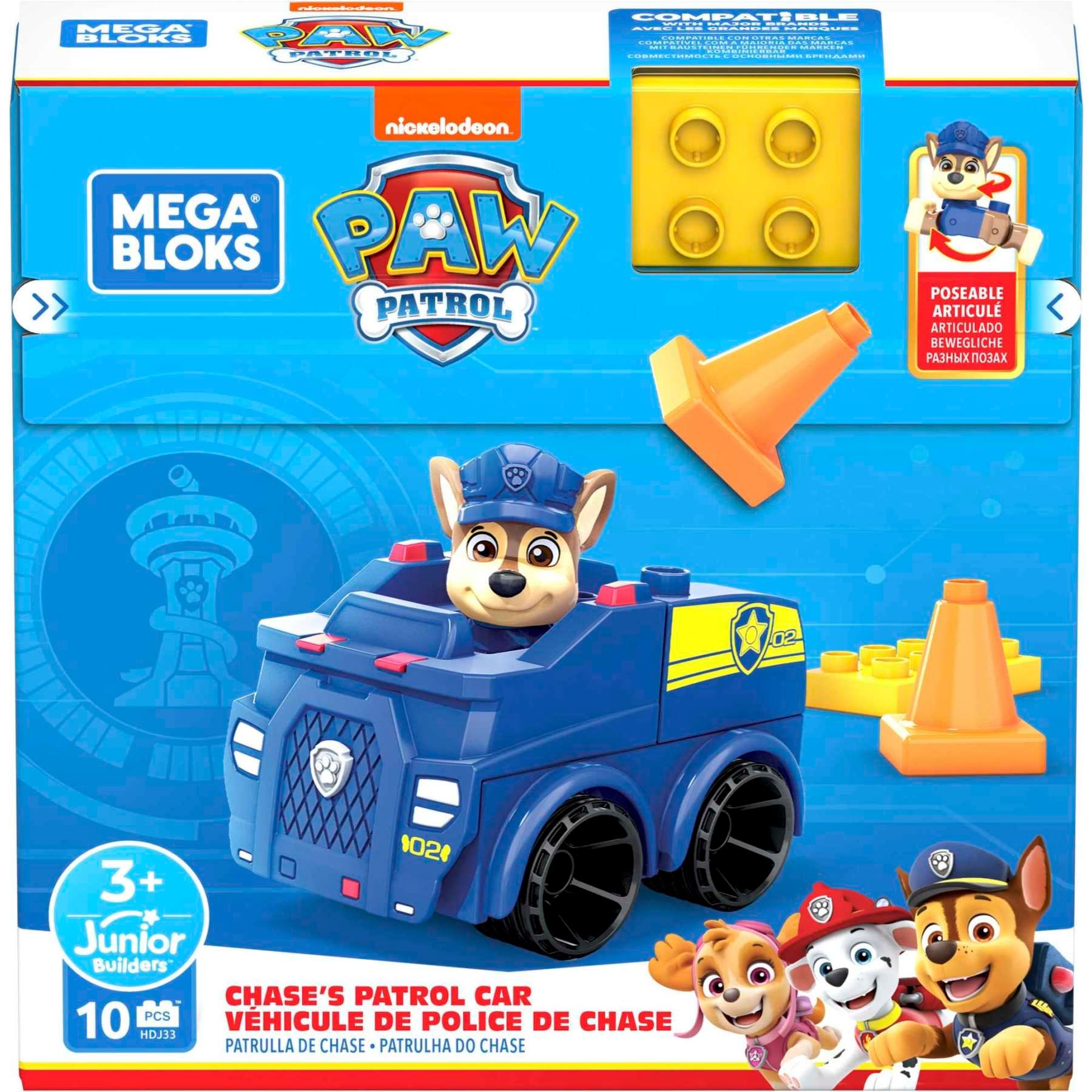 Mega Bloks - Vehicule De Police - Jouet De Construction - 1er Age - 6