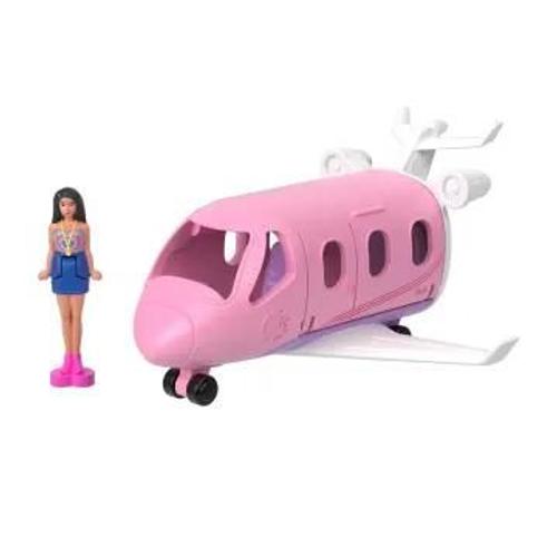 Barbie-Mini-Barbieland-Coffret De 4 Poupées Barbie Et 4 Véhicules