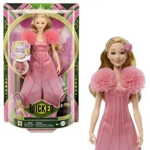 Mattel-Wicked-Poupée Glinda Chantante Avec Habillages Et Accessoires