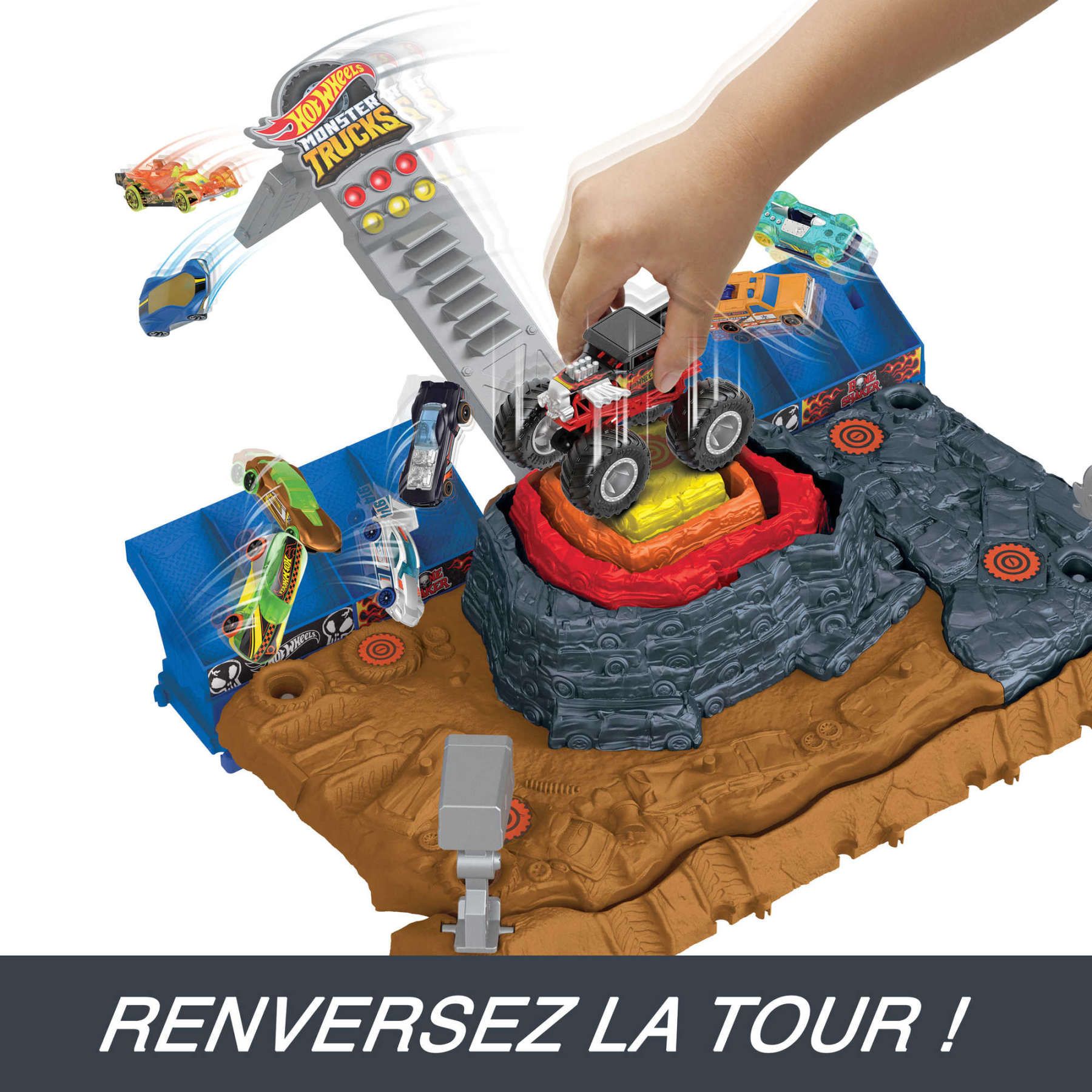 Hot Wheels - Coffret Arne De Dmolition Monster Trucks - Petite Voiture - ... - 3