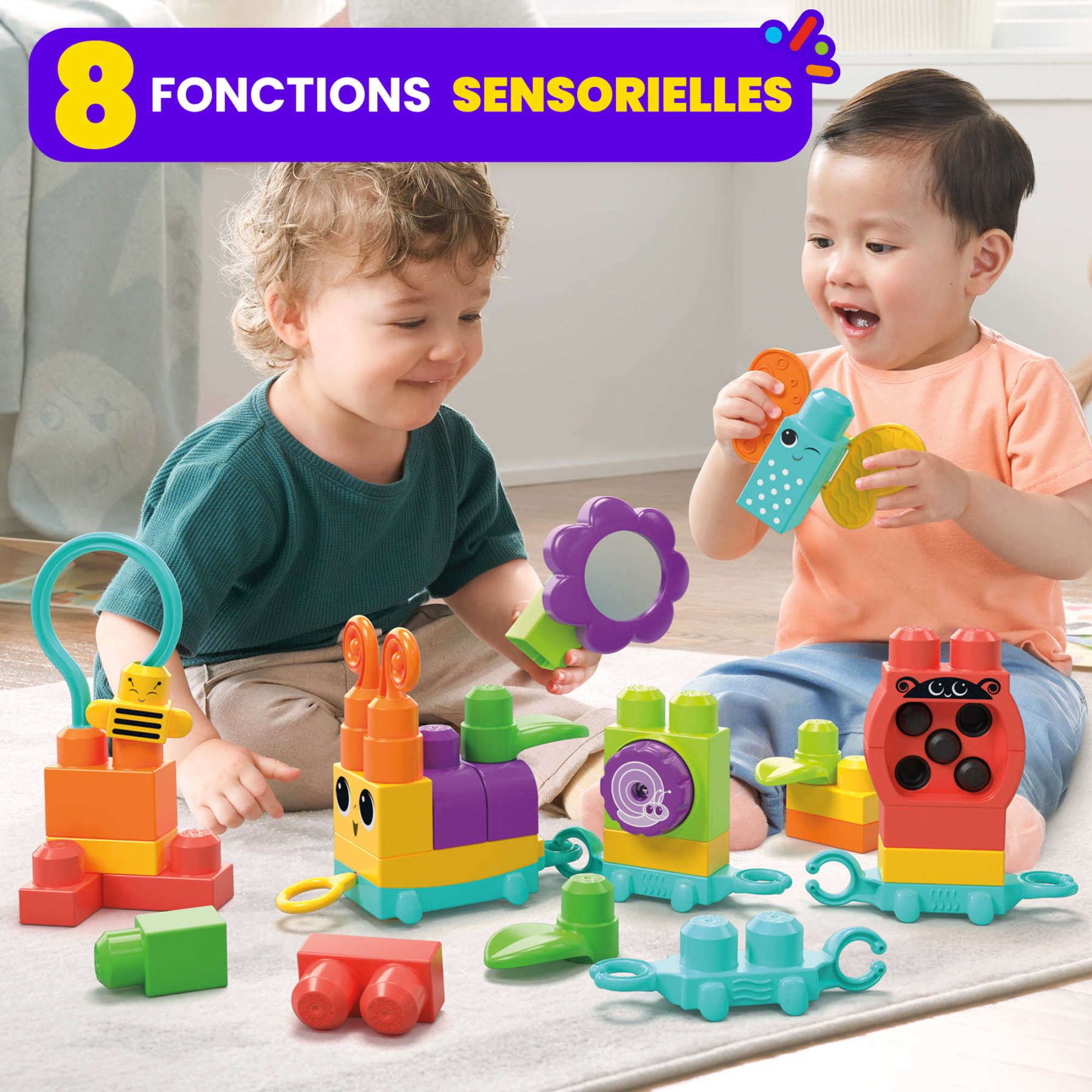 First Builders Mega Bloks - Coffret De Train Et Animaux - Jouet De Construc... - 3