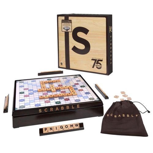 Scrabble 75ème Anniversaire-Jeu De Plateau 2 À 4 Joueurs