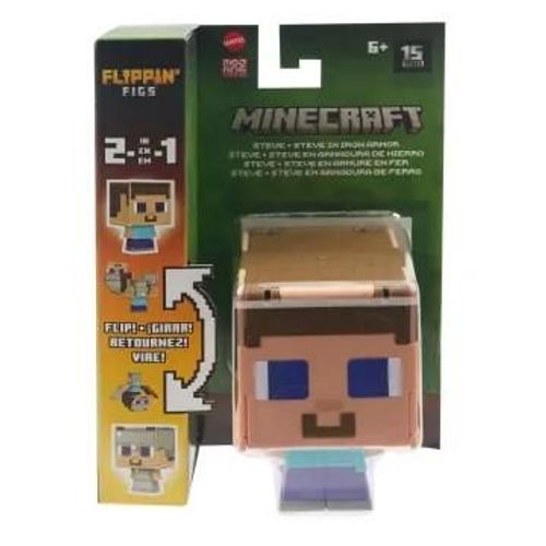 Minecraft - Assortiment Flippin' Figs 2 En 1 - Figurines - 6 Ans Et +