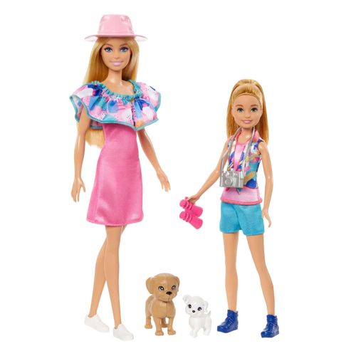 Barbie And Stacie To The Rescue Barbie - Coffret Poupées Stacie Et Barbie - Coffret Poupée Mannequin - 3 Ans Et +