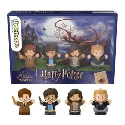 Fisher-Price Little People Collector Coffret Harry Potter Et Le Prisonnier D'azkaban En Édition Spéciale Pour Les Adultes Et Les Fans Avec 4 Figurines