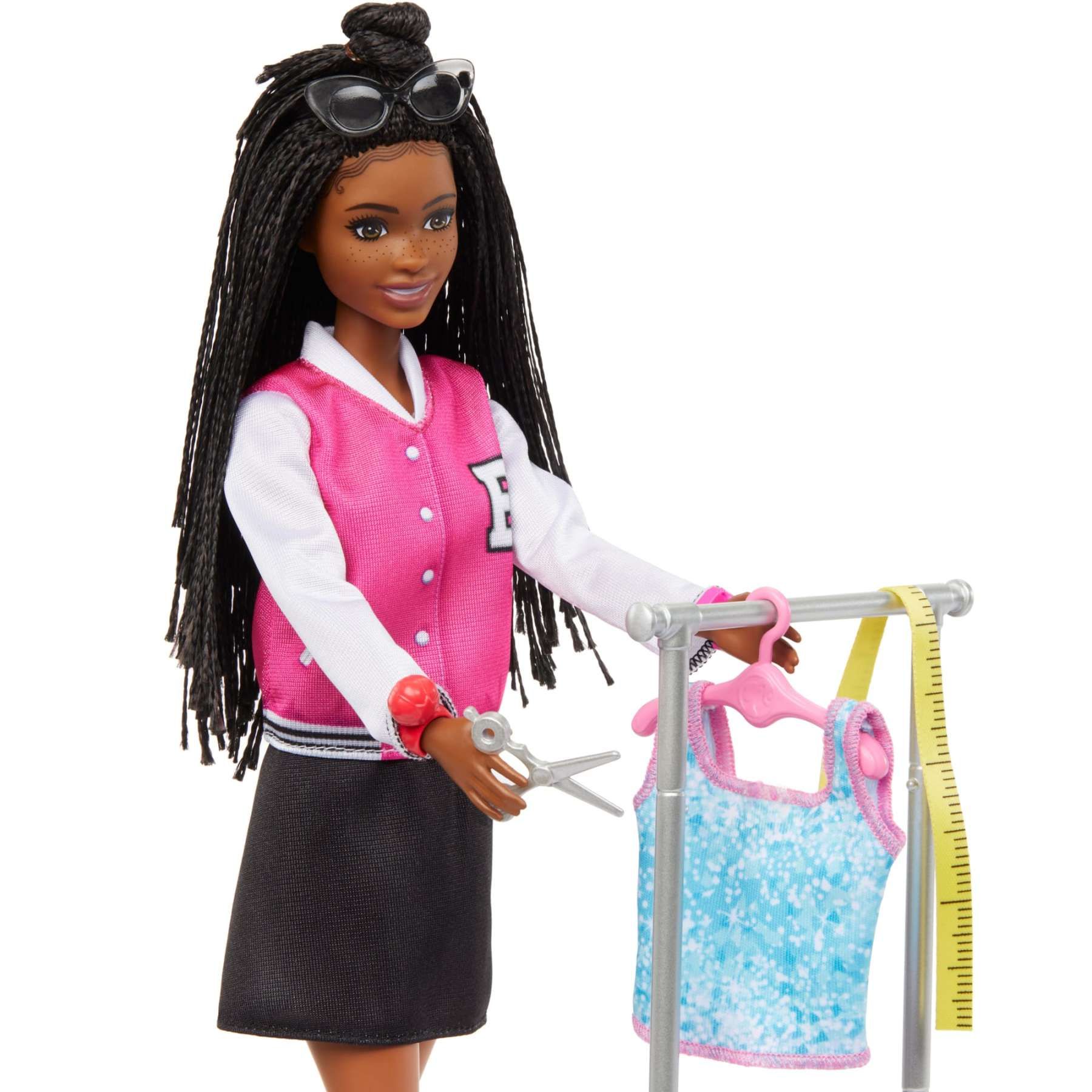 Barbie - Coffret Barbie Brooklyn Styliste - Poup�e Mannequin - 3 Ans Et + - 3
