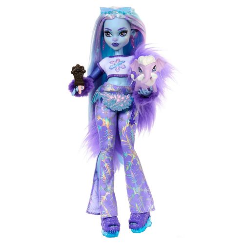 Monster High - Poupée Abbey Bominable Et Son Mammouth - Poupée - 4 Ans Et +