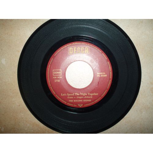 Let's Spend The Night Together / Ruby Tuesday.( Pressage Germany ).