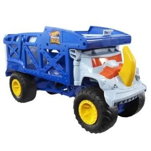 Hot Wheels-Monster Trucks-Camion Rhino, Transporteur, 3 Ans Et Plus