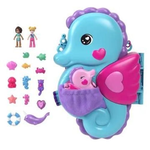 Polly Pocket-Papa Et Moi-Sac Surprises Hippocampe Et 2 Mini-Figurines