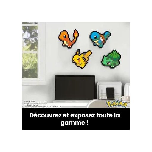 Mega-Pokémon-Pikachu-Coffret De Construction Rétro 400 Pièces - 6