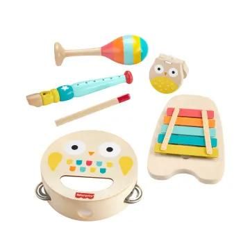 Fisher-Price - Coffret Musical Avec Instruments En Bois 6 Pices - Instrume... - 4
